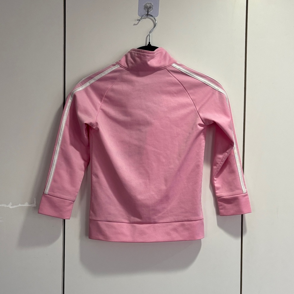 Adidas Light Pink Girls Jacket size‎ 5 - Picture 3 of 3